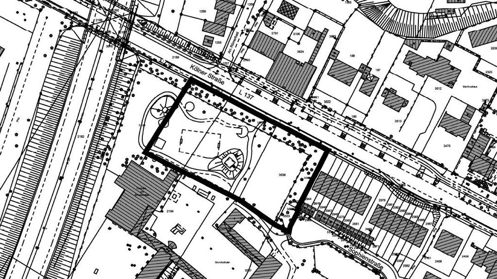 Bebauungsplan Gnadental - Sophienstraße/Kölner Straße