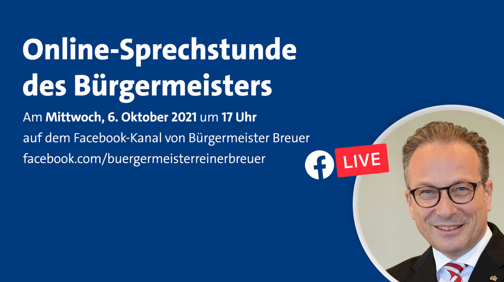 Online-Sprechstunde des Bürgermeisters