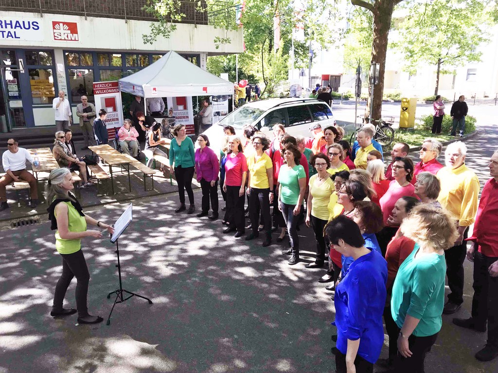 Freilufttest beim Stadtteilfest