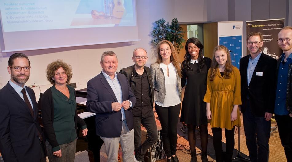 Beim Neusser Kulturforum mit dem Titel „Haste Töne“ ging es darum, junge Leute dafür zu begeistern, Musik zu machen. Foto: Georg Salzburg