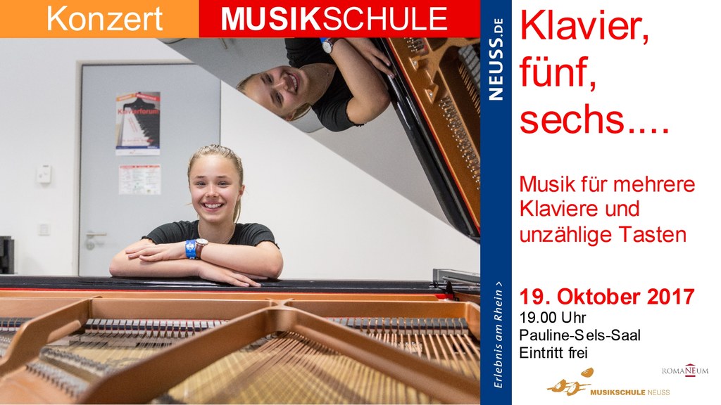 Klavier, fünf, sechs, …