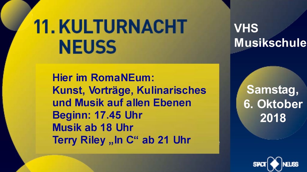 Klingendes Foyer! – Musik auf allen Ebenen im RomaNEum