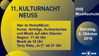 im Rahmen der Neusser Kulturnacht 2018