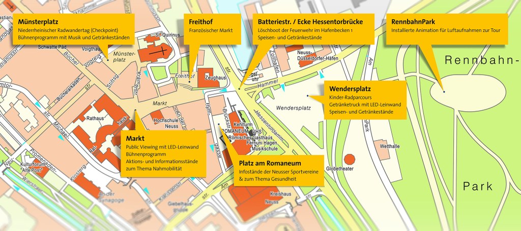 Karte Aktionstag: Innenstadt