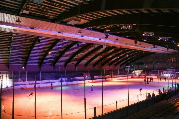 Foto: Eissporthalle im Südpark, Stadtwerke Neuss