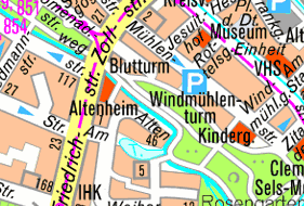 Amtlicher Stadtplan