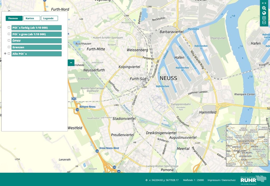 Stadtplan Neuss - Regionalverband Ruhr